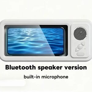 Bluetooth Speaker with Built-in Microphone - White